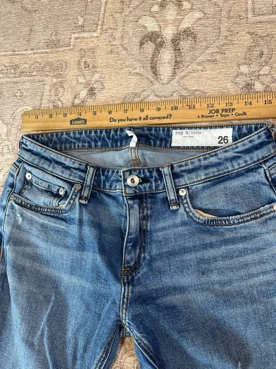 rag & bone Dre Low -Rise Slim Boyfriend Jean - Picture 4 of 7